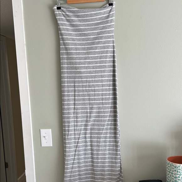 Strapless ribbed dress - Picture 1 of 5